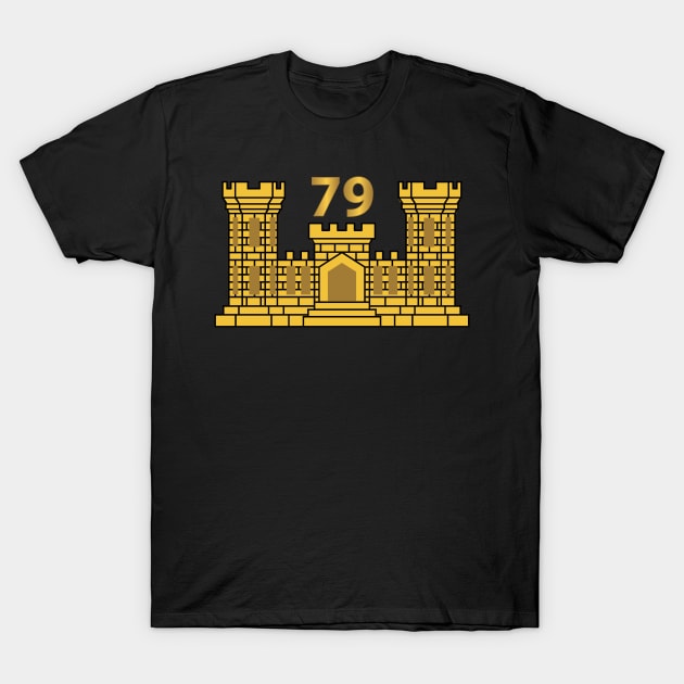 79th Engineer Battalion - ENG Branch T-Shirt by twix123844